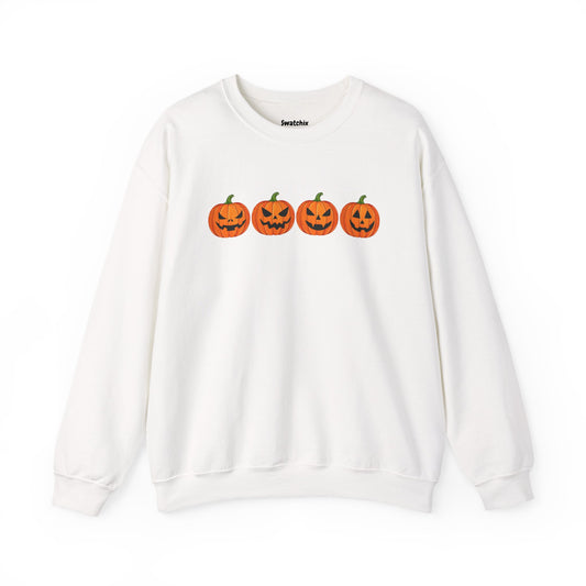 Four Pumpkins Unisex Crewneck Sweatshirt