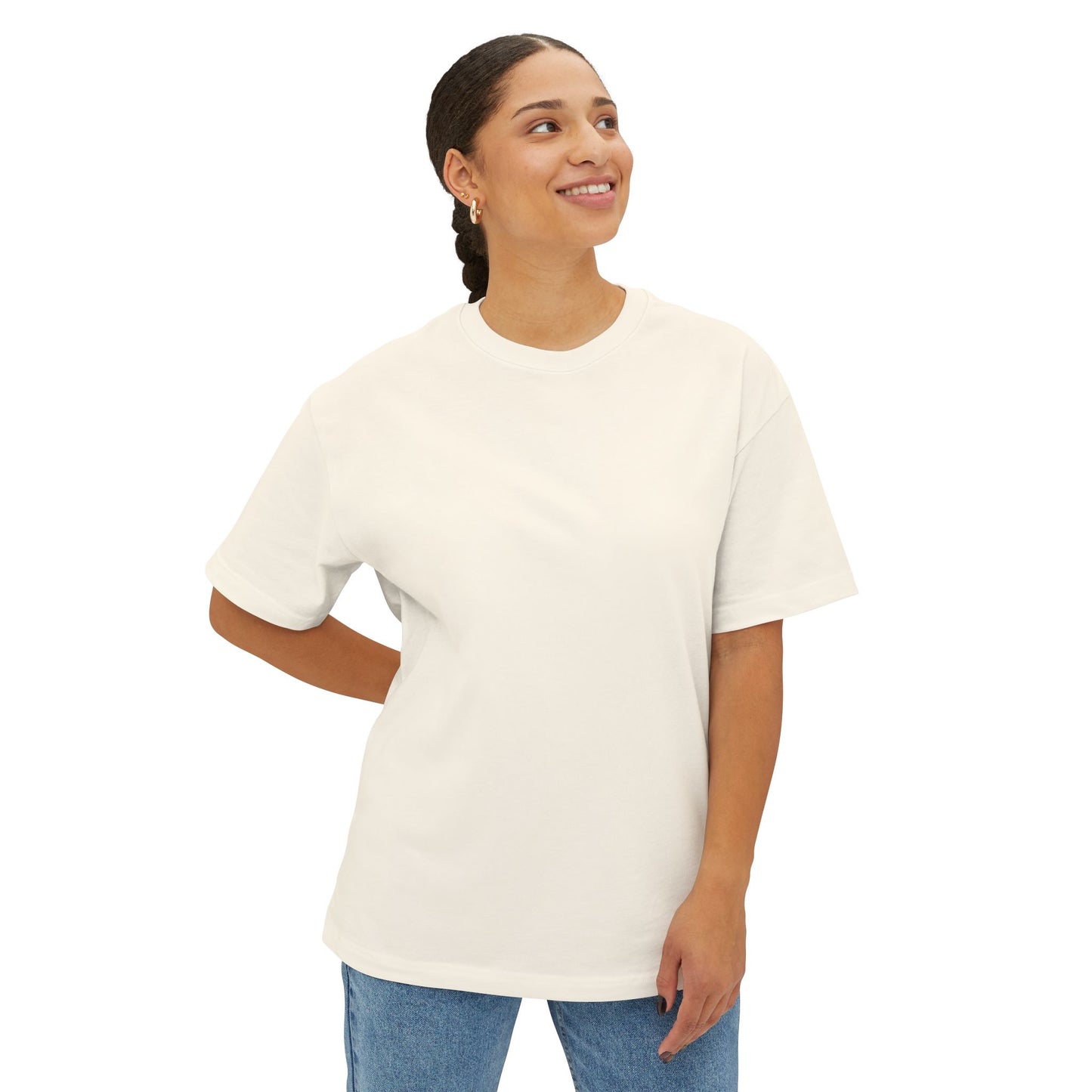 Oversized Tee In Natural