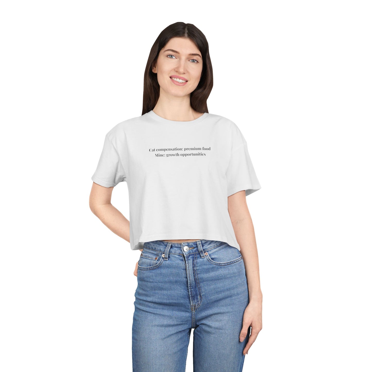 Compensation Cropped Tee