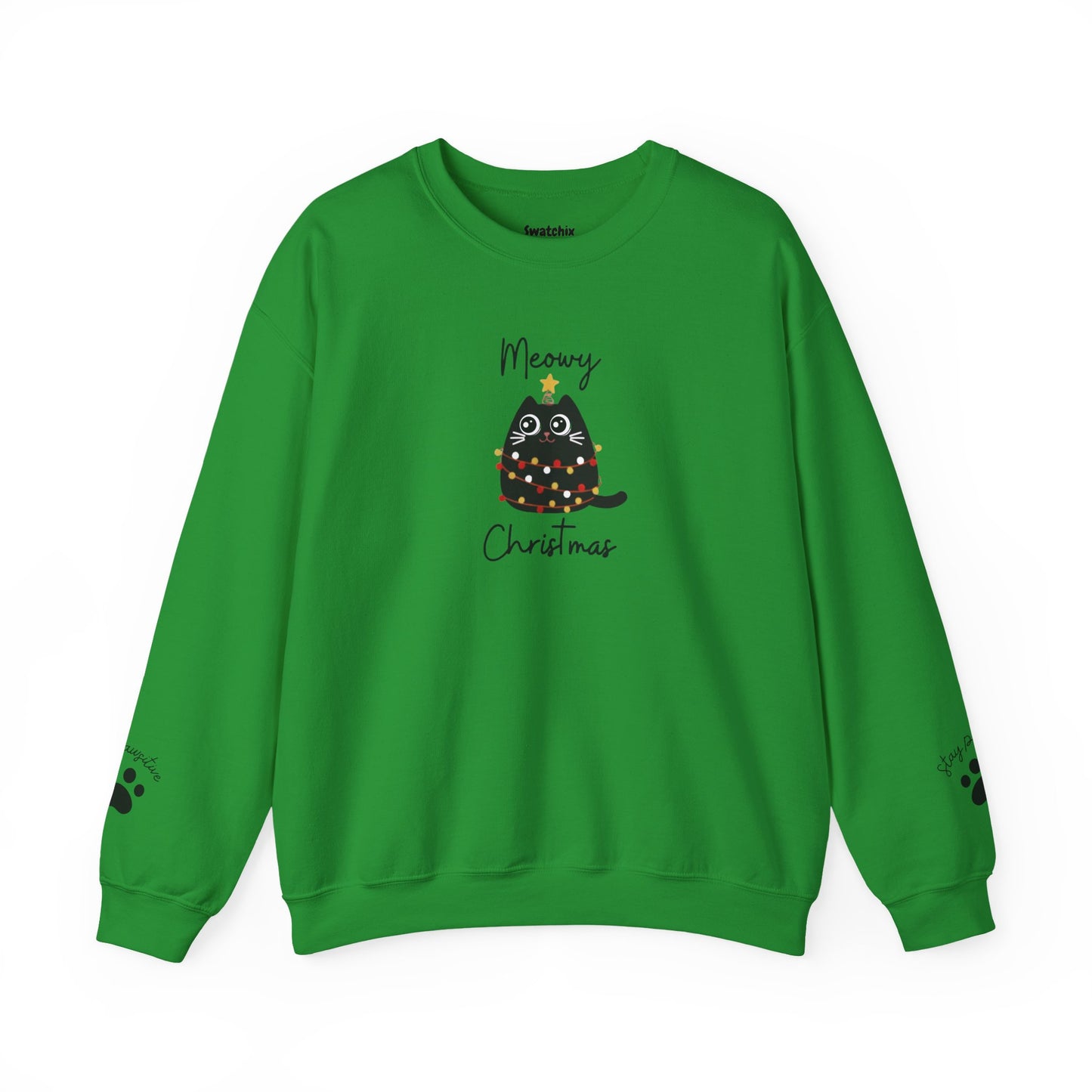 Meowy Christmas Unisex Crewneck Sweatshirt