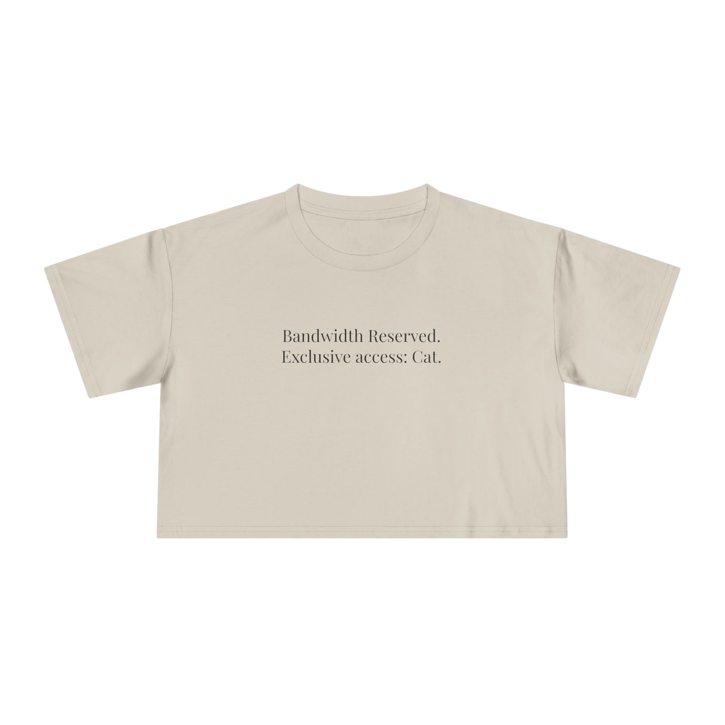 Bandwidth Cropped Tee