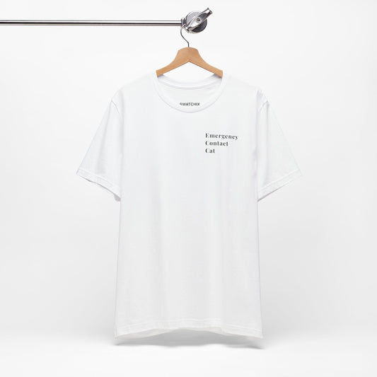 Emergency Contact Crewneck Tee