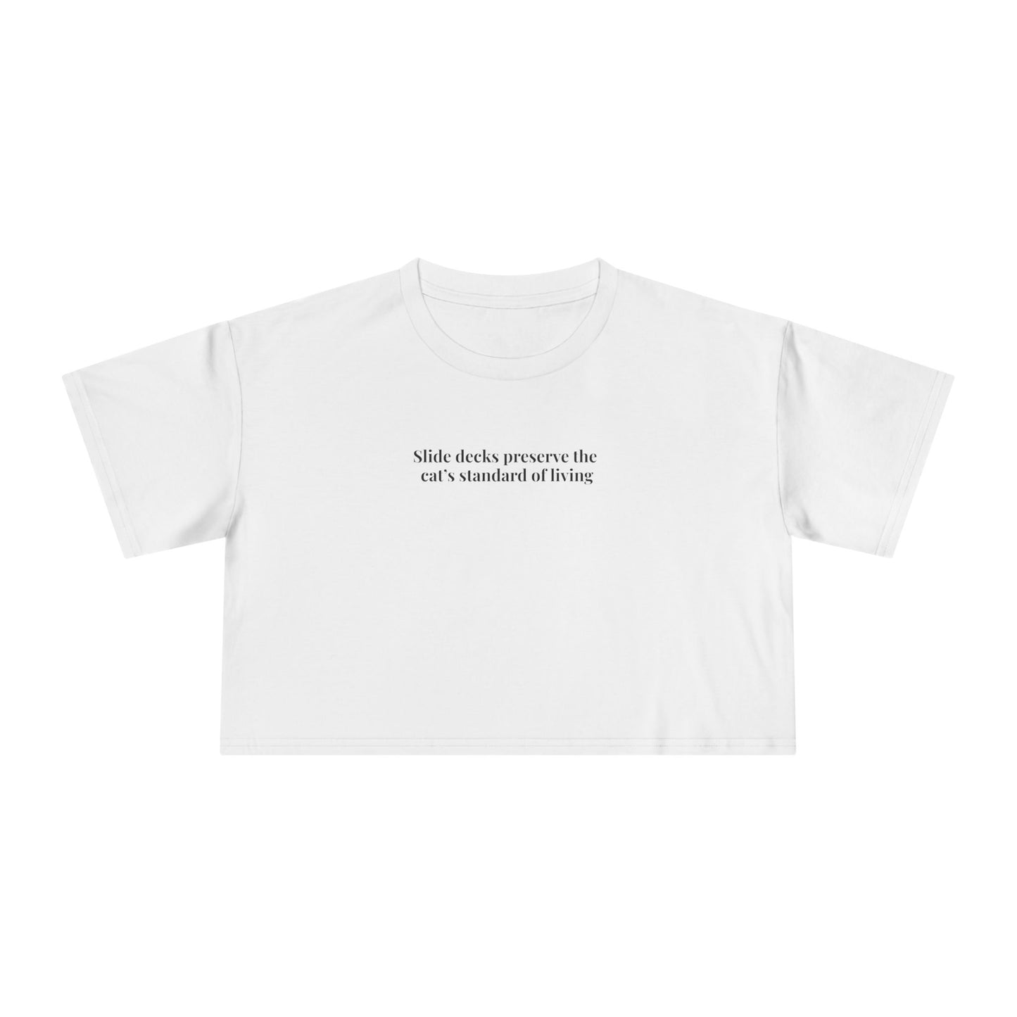 Slide decks Cropped Tee