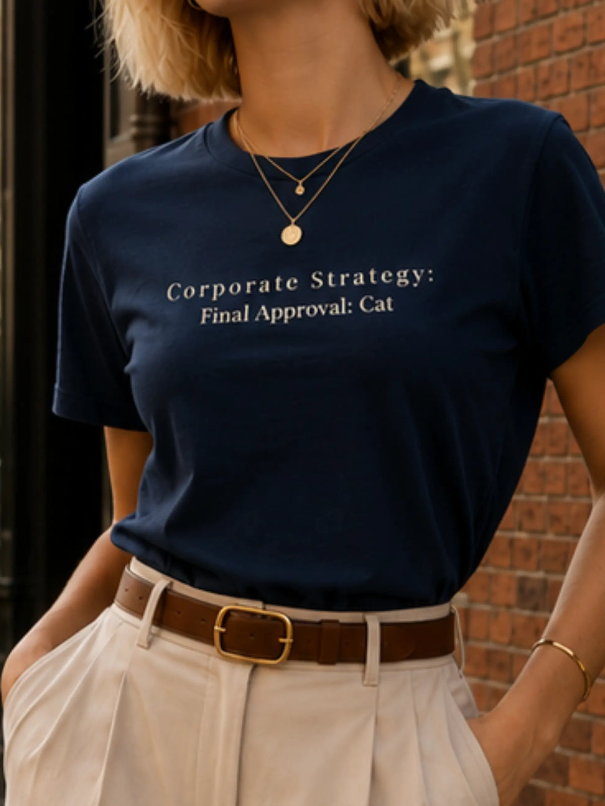 Corporate Strategy Crewneck Tee
