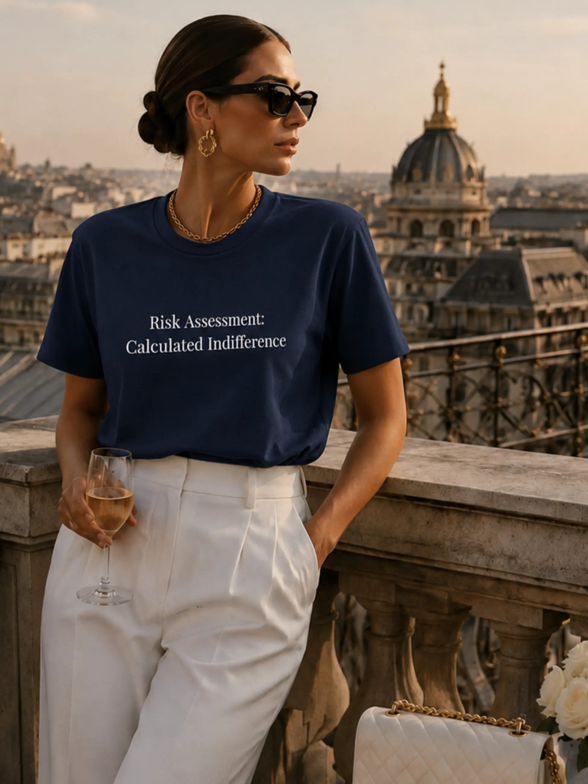 Risk Assessment Crewneck Tee