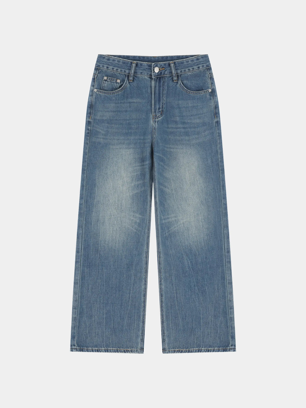 Women’s Vintage Wash Wide Leg Jeans