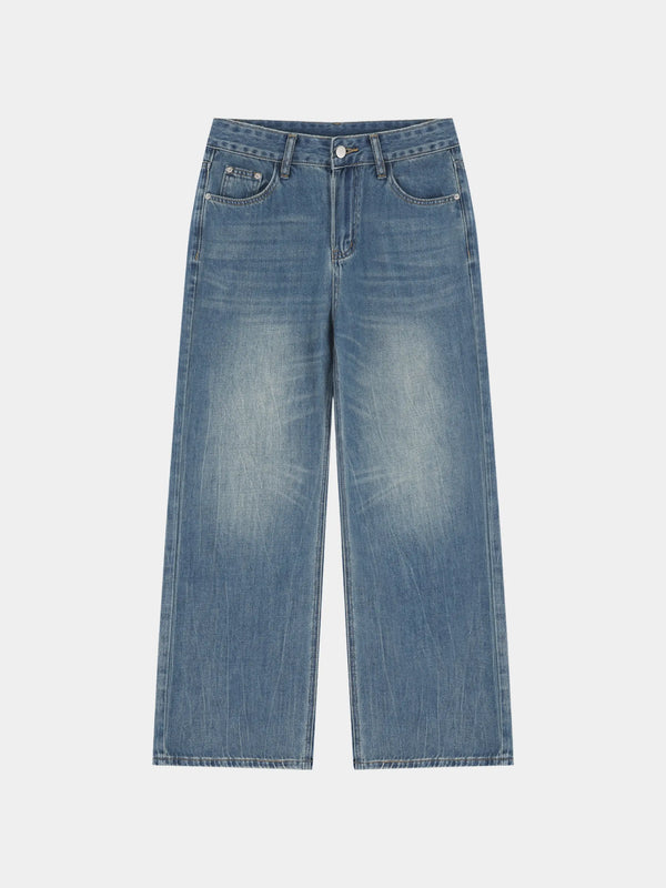 Women’s Vintage Wash Wide Leg Jeans