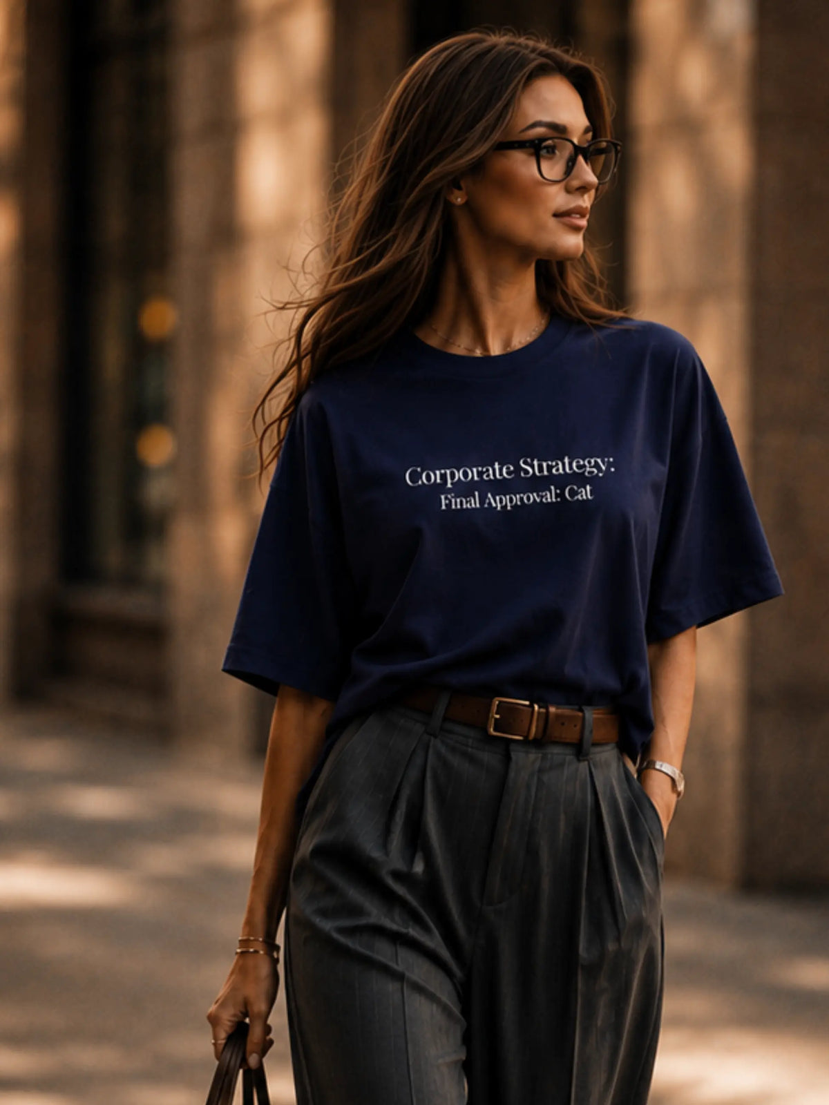 Corporate Strategy Oversized Tee