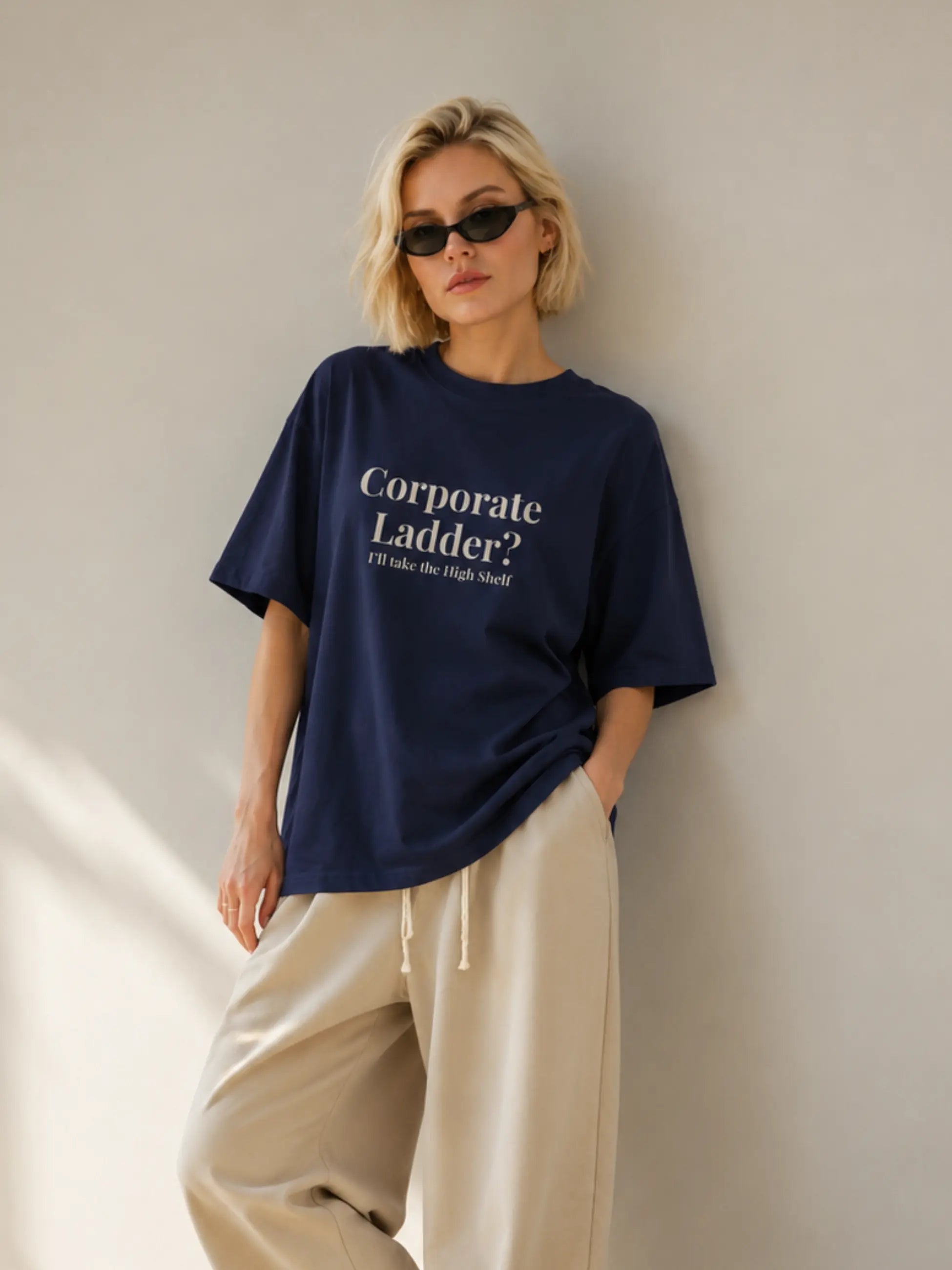 Corporate Ladder Oversized Tee