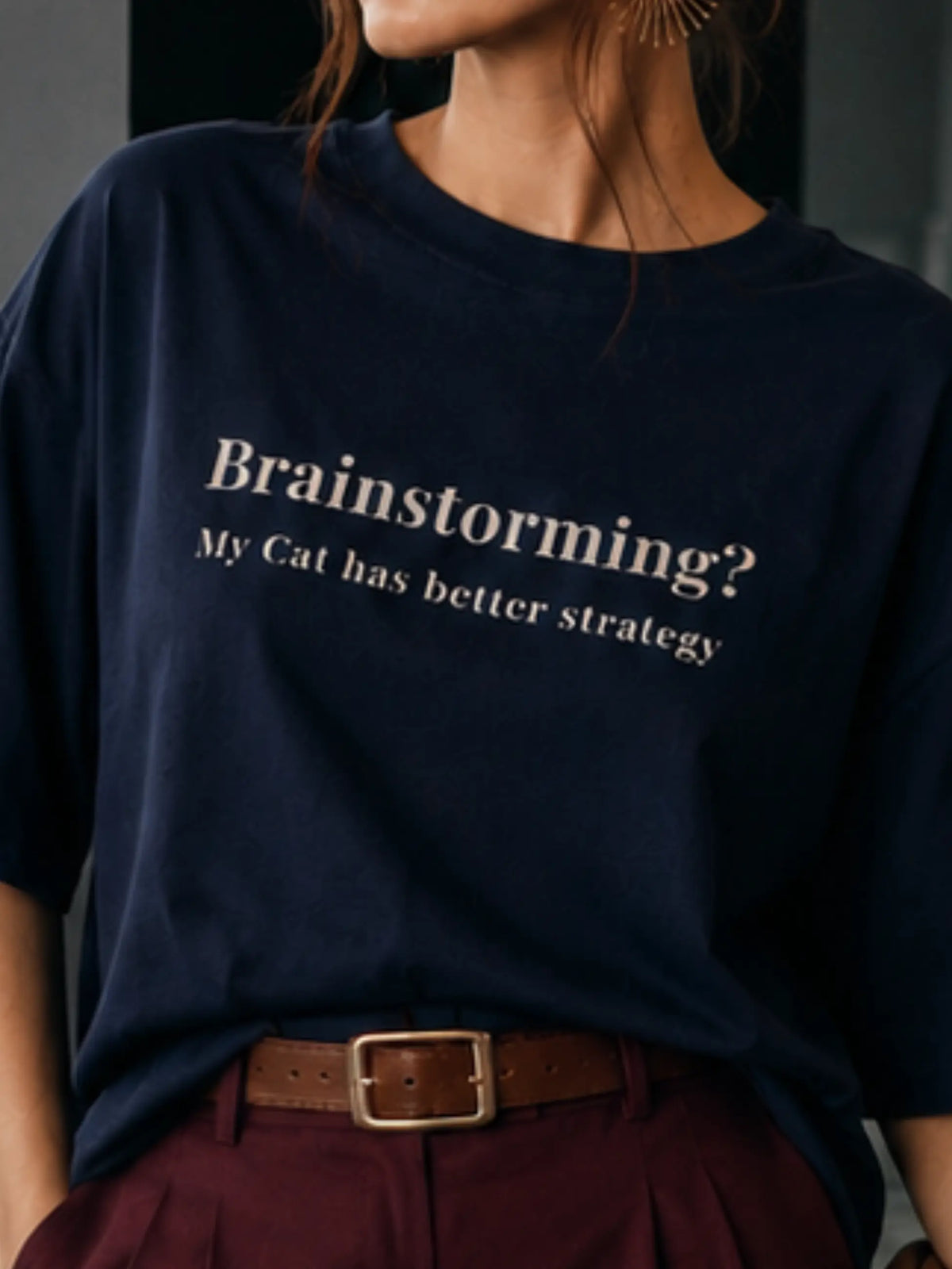 Brainstorming Oversized Tee