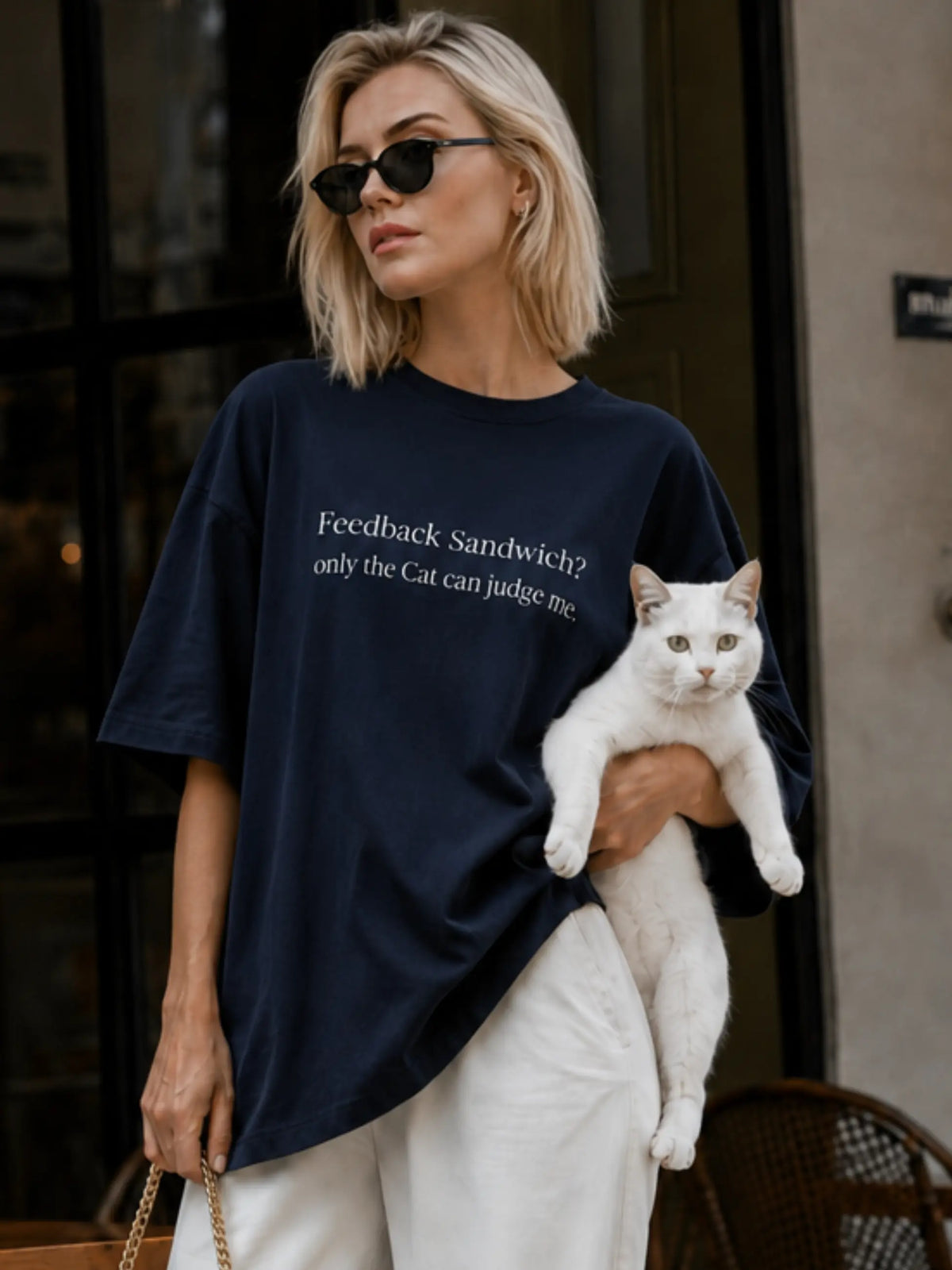 Feedback Sandwich Oversized Tee