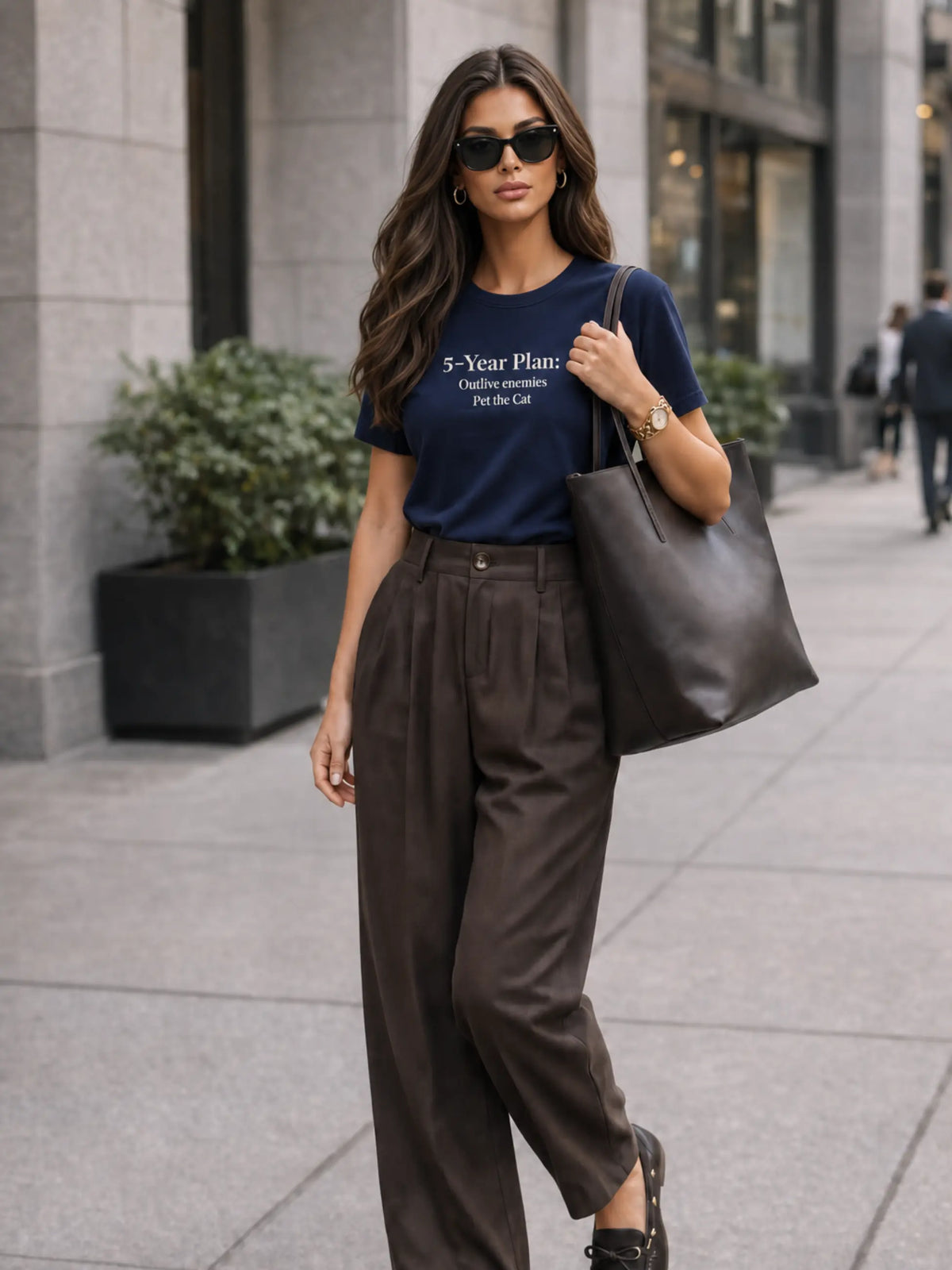 5 Year Plan Crewneck Tee