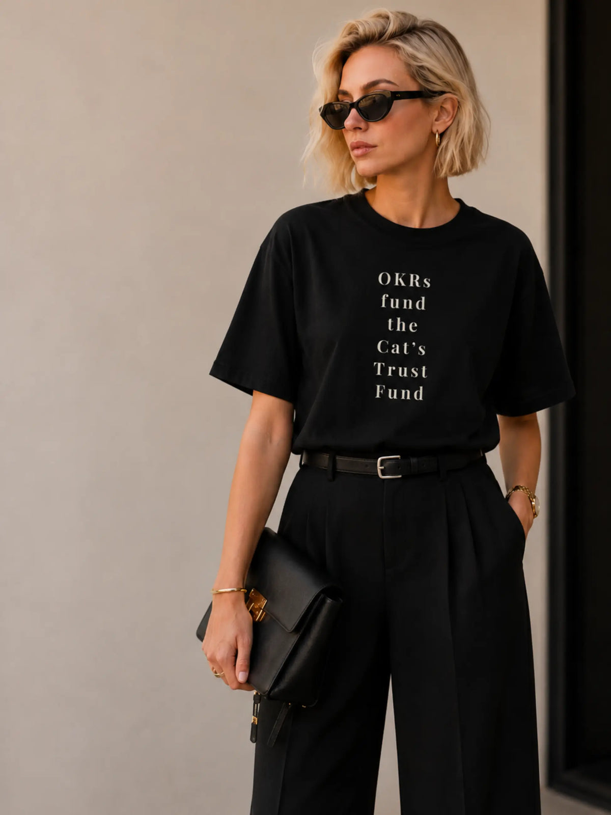 OKRs Fund Crewneck Tee
