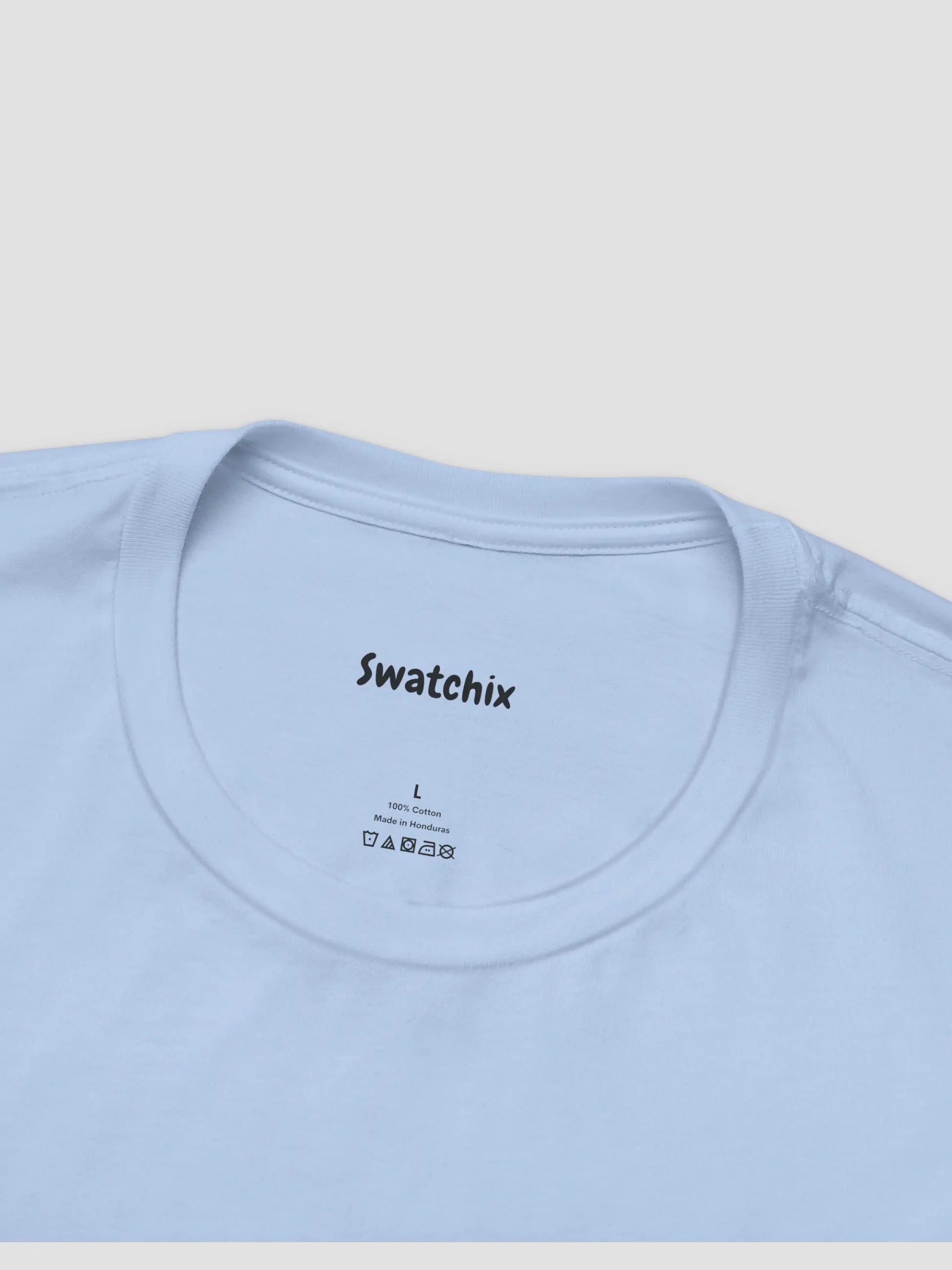 Crewneck Tee In Baby Blue