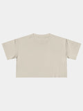 Crop Tee In Bone
