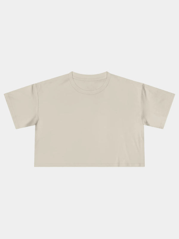 Crop Tee In Bone