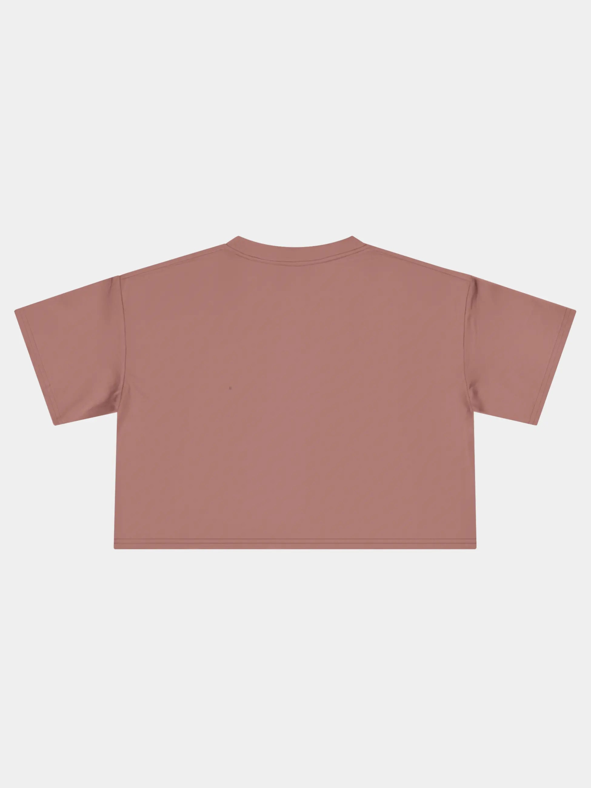 Crop Tee In Hazy Pink