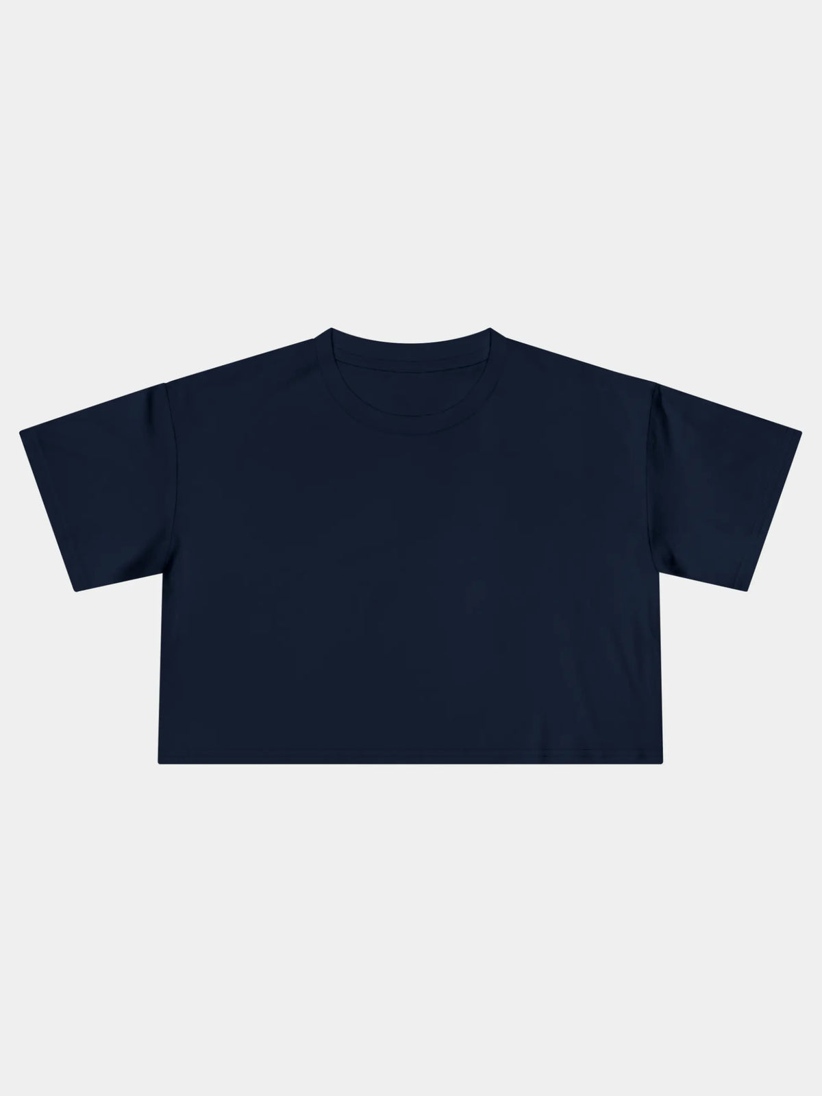 Crop Tee In Navy