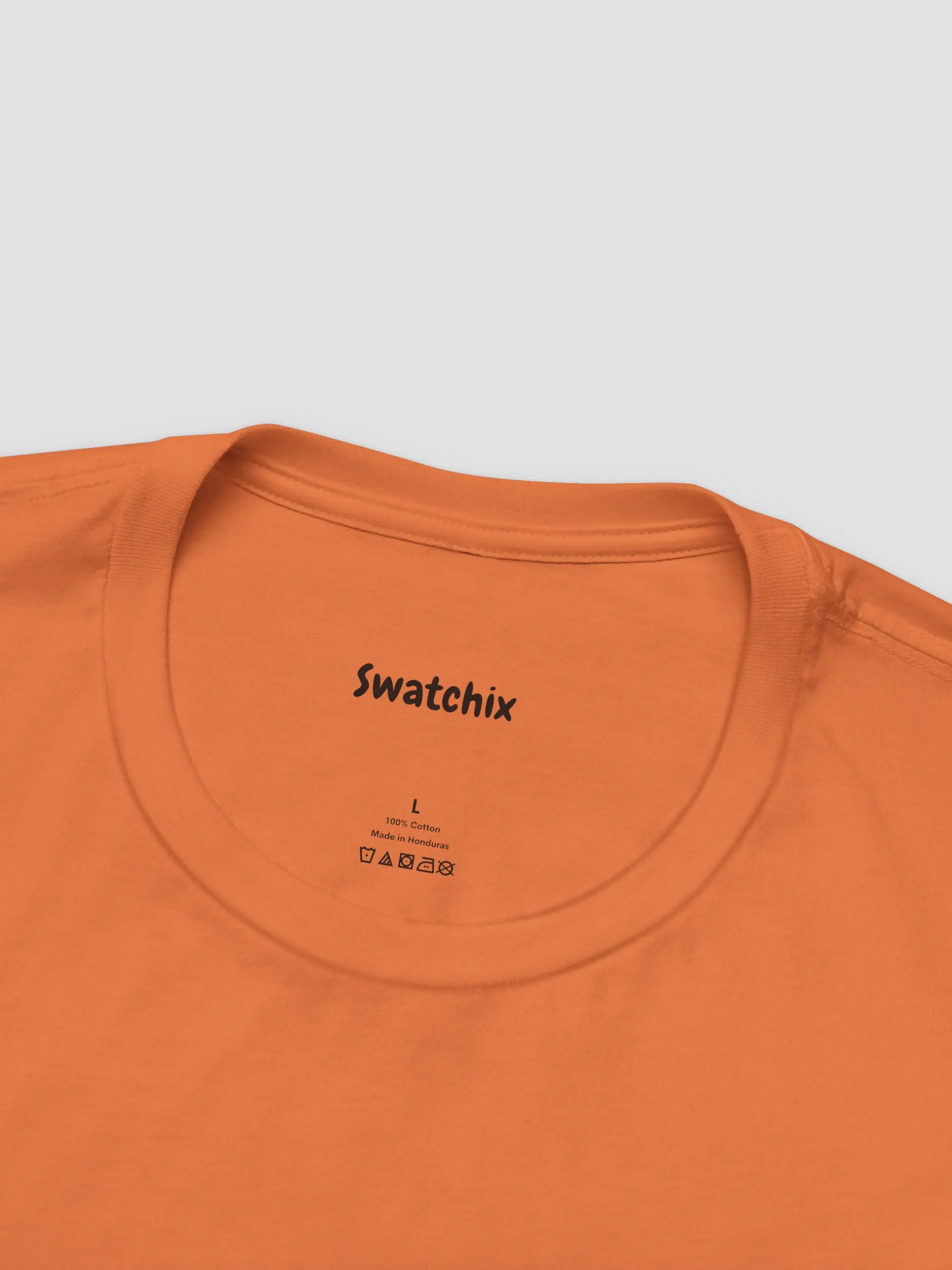 Crewneck Tee In Burnt Orange
