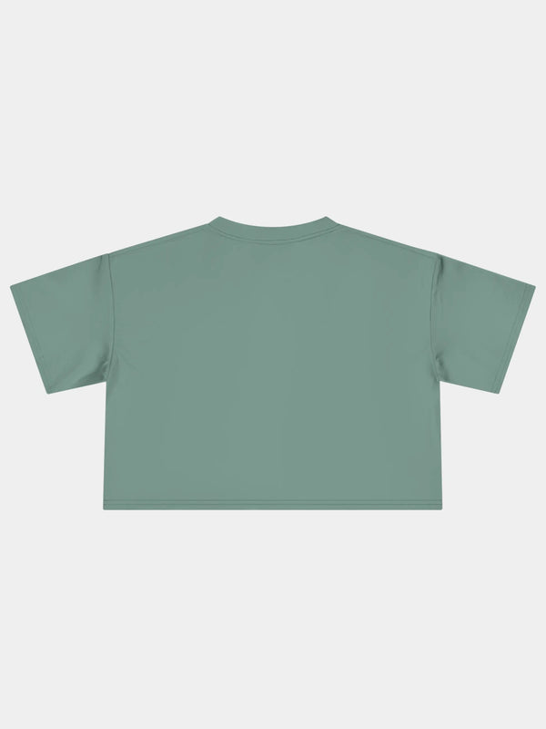 Crop Tee In Sage