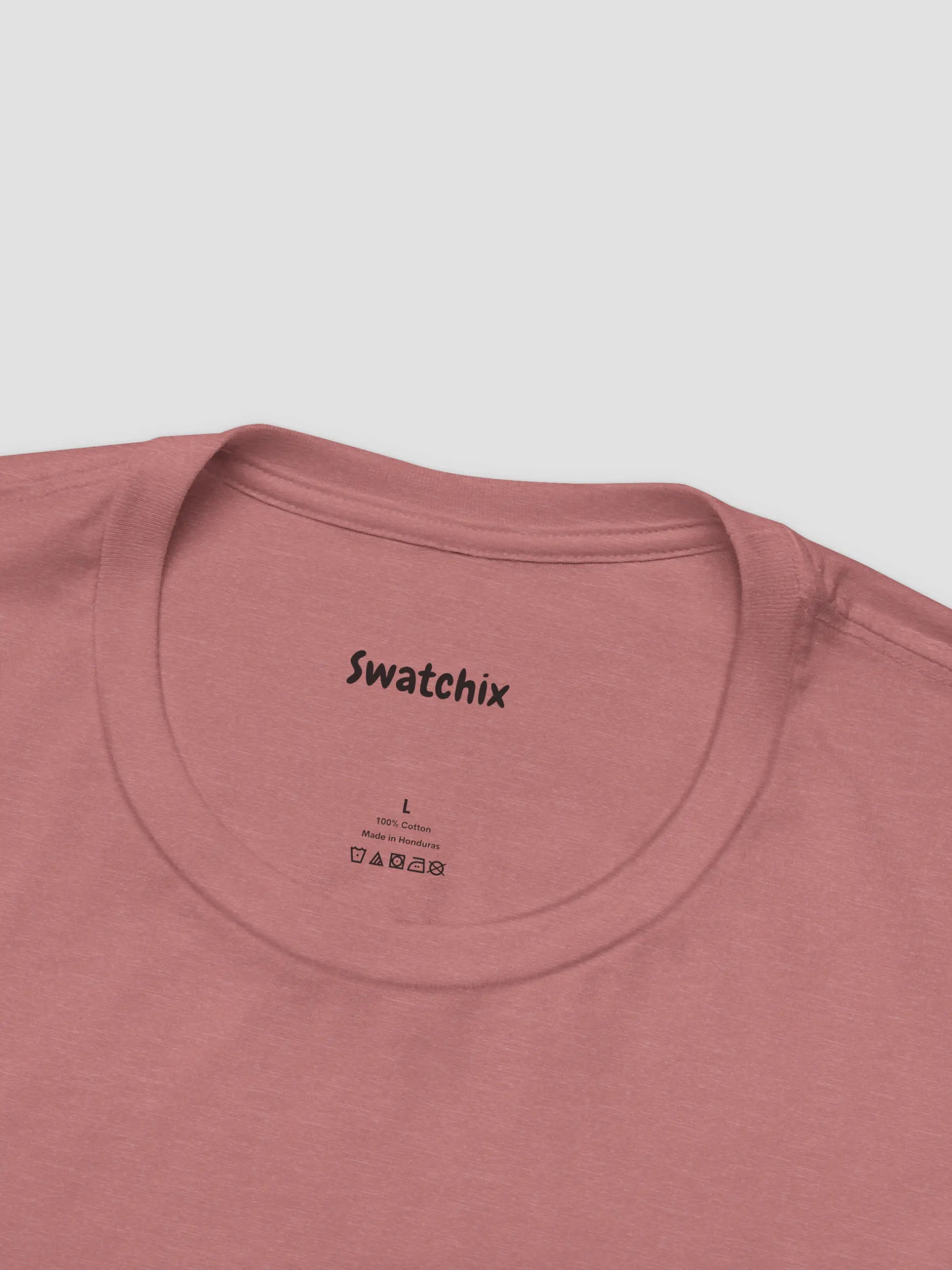 Crewneck Tee In Heather Mauve