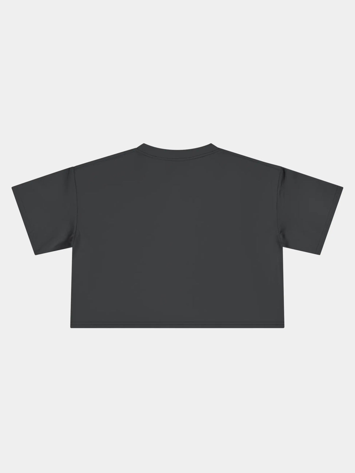 Crop Tee In Coal