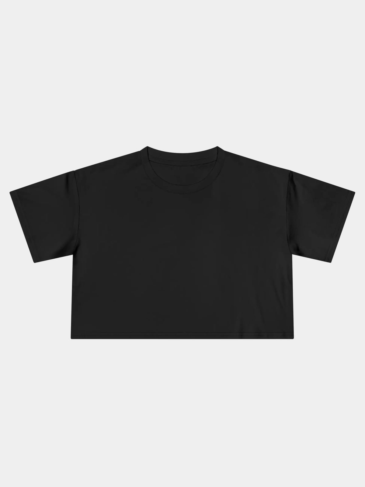 Crop Tee In Black