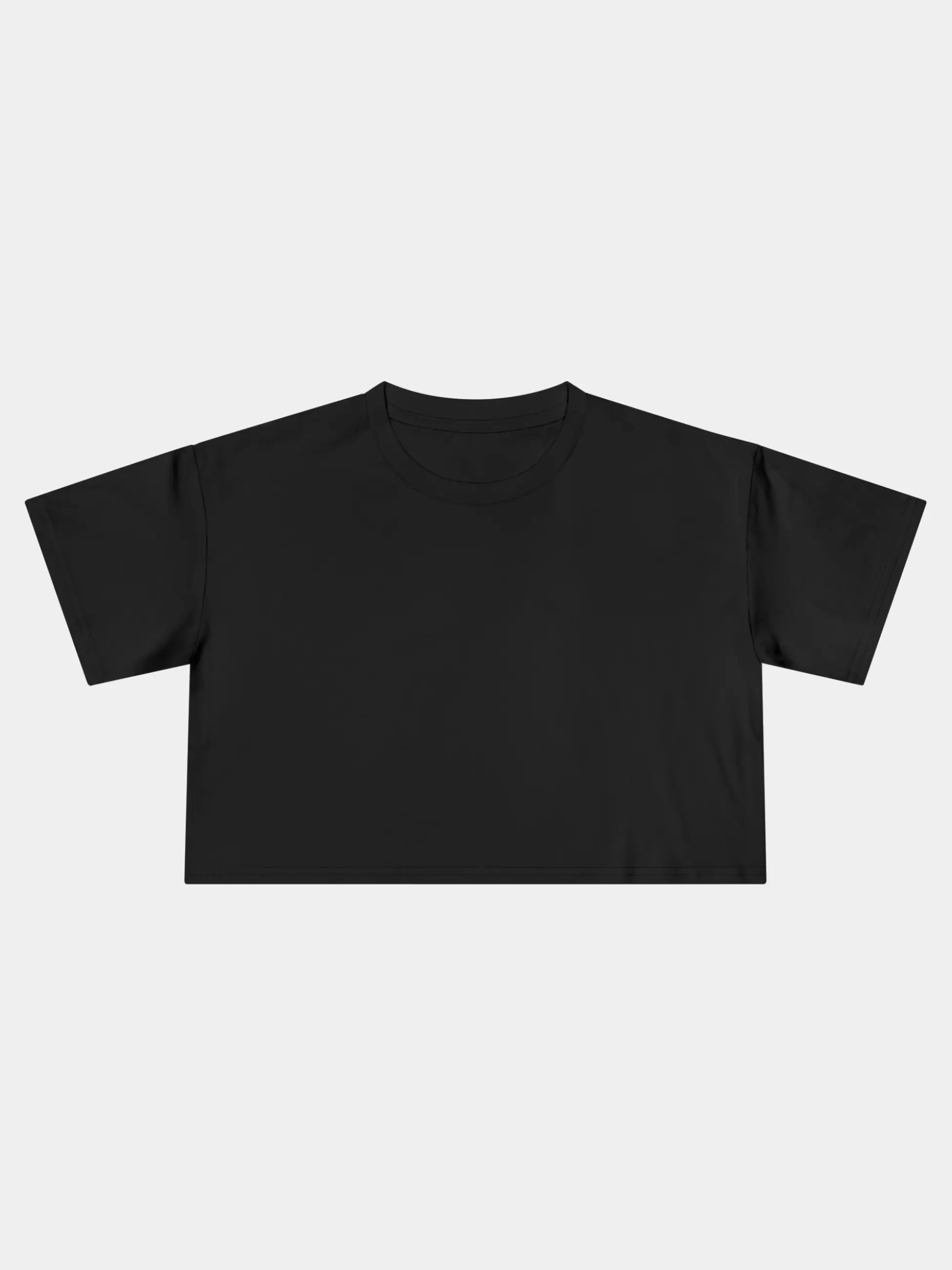 Crop Tee In Black
