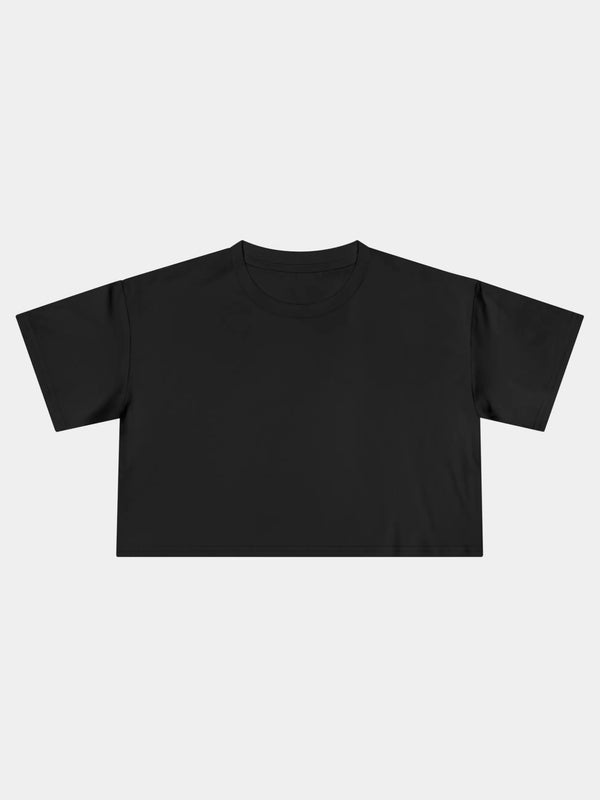 Crop Tee In Black
