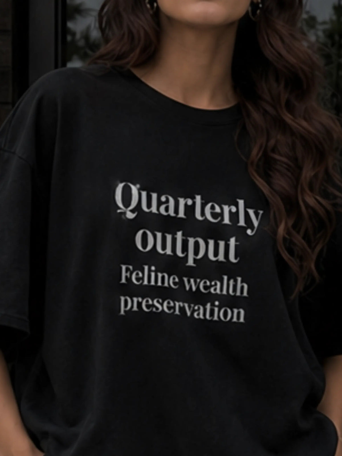 Quarterly Output Oversized Tee