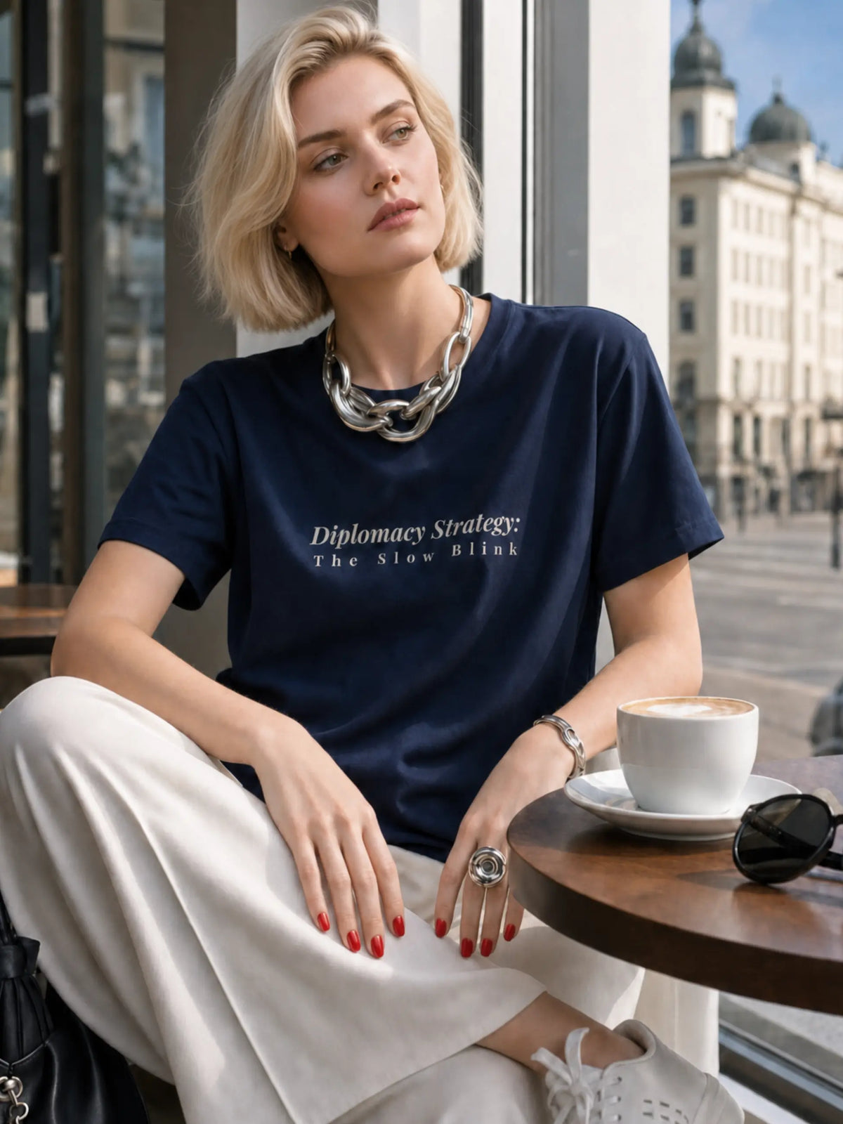 Diplomacy Strategy Crewneck Tee