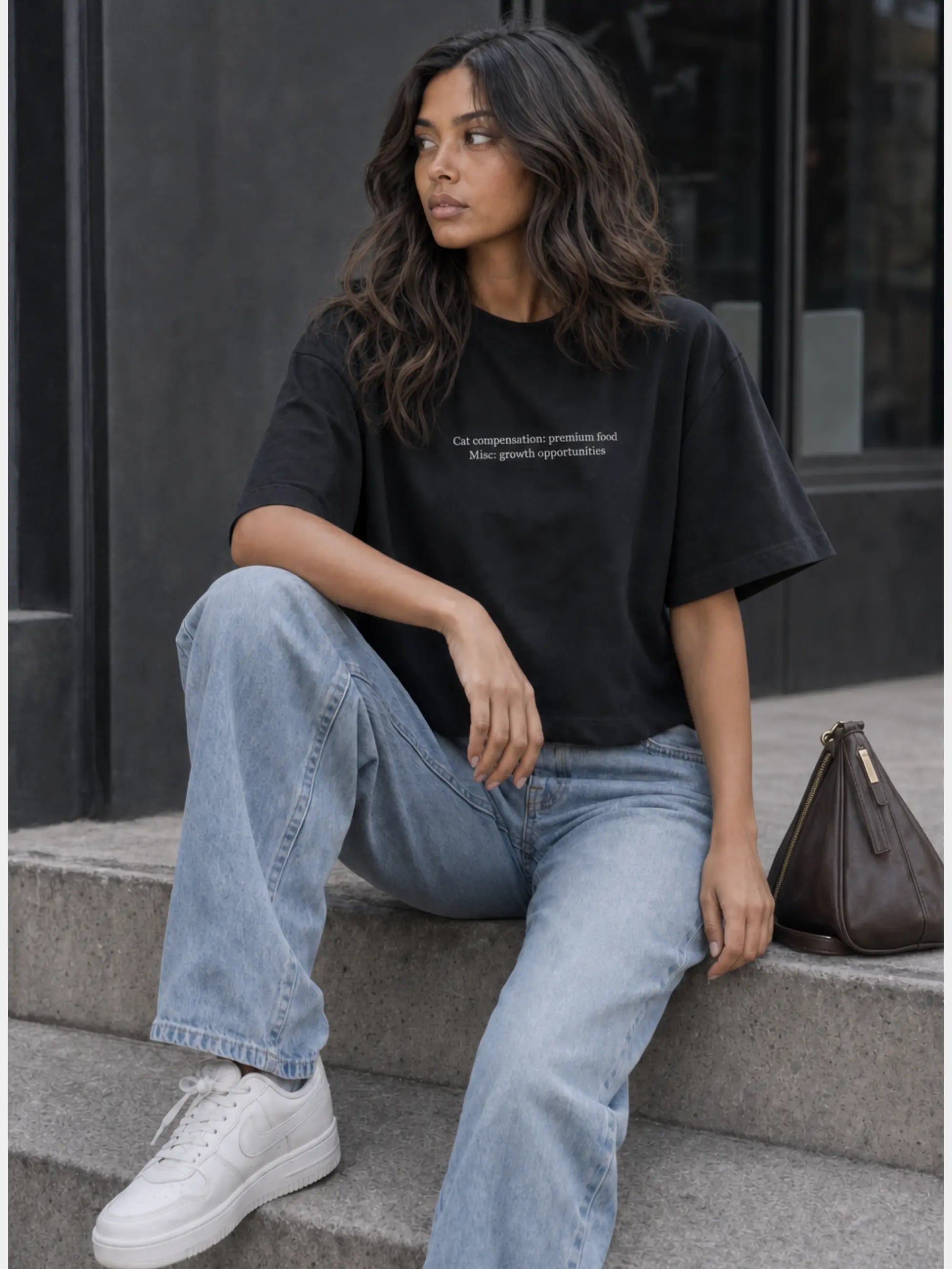 Compensation Cropped Tee