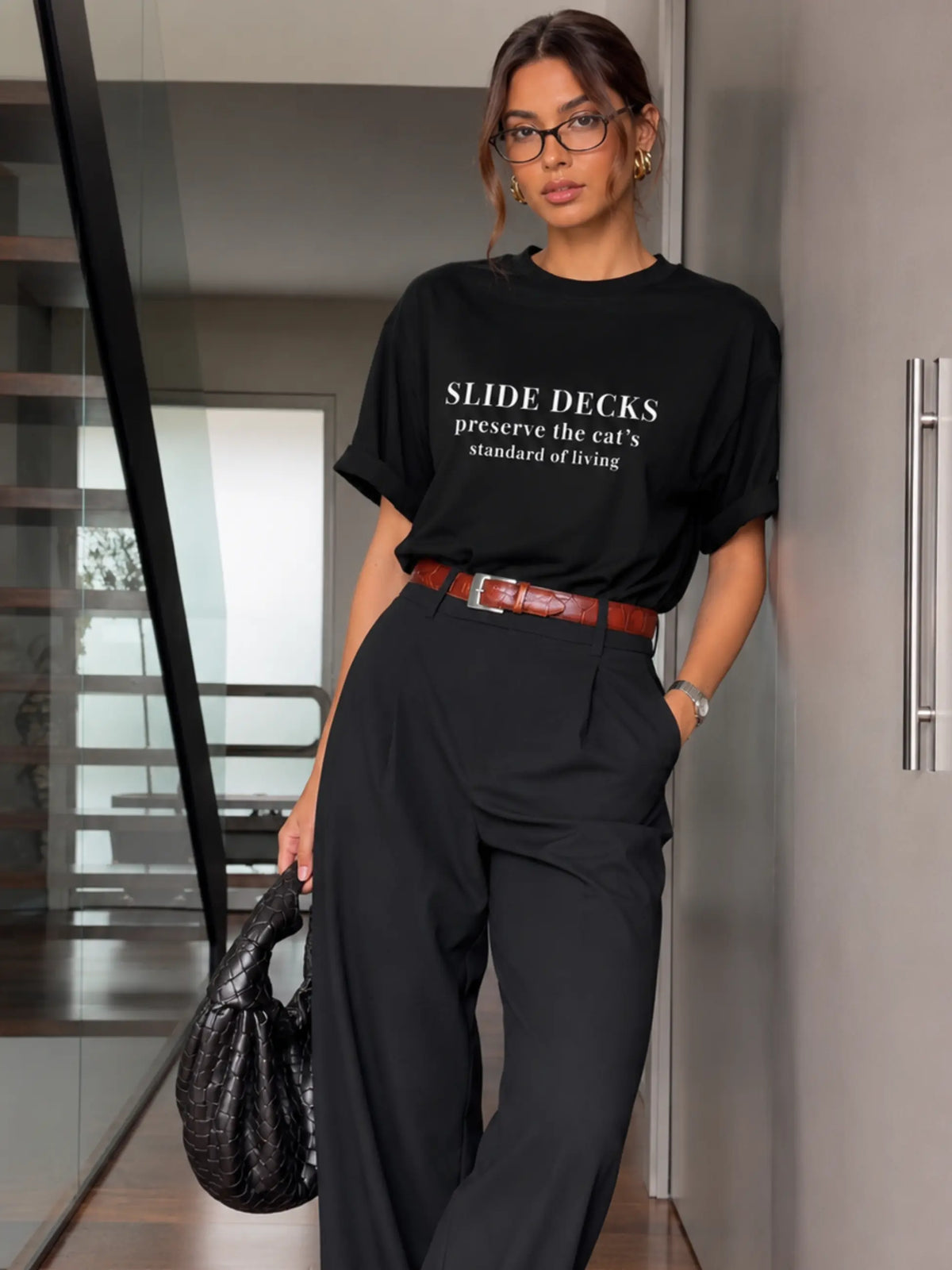 Slide Decks Crewneck Tee