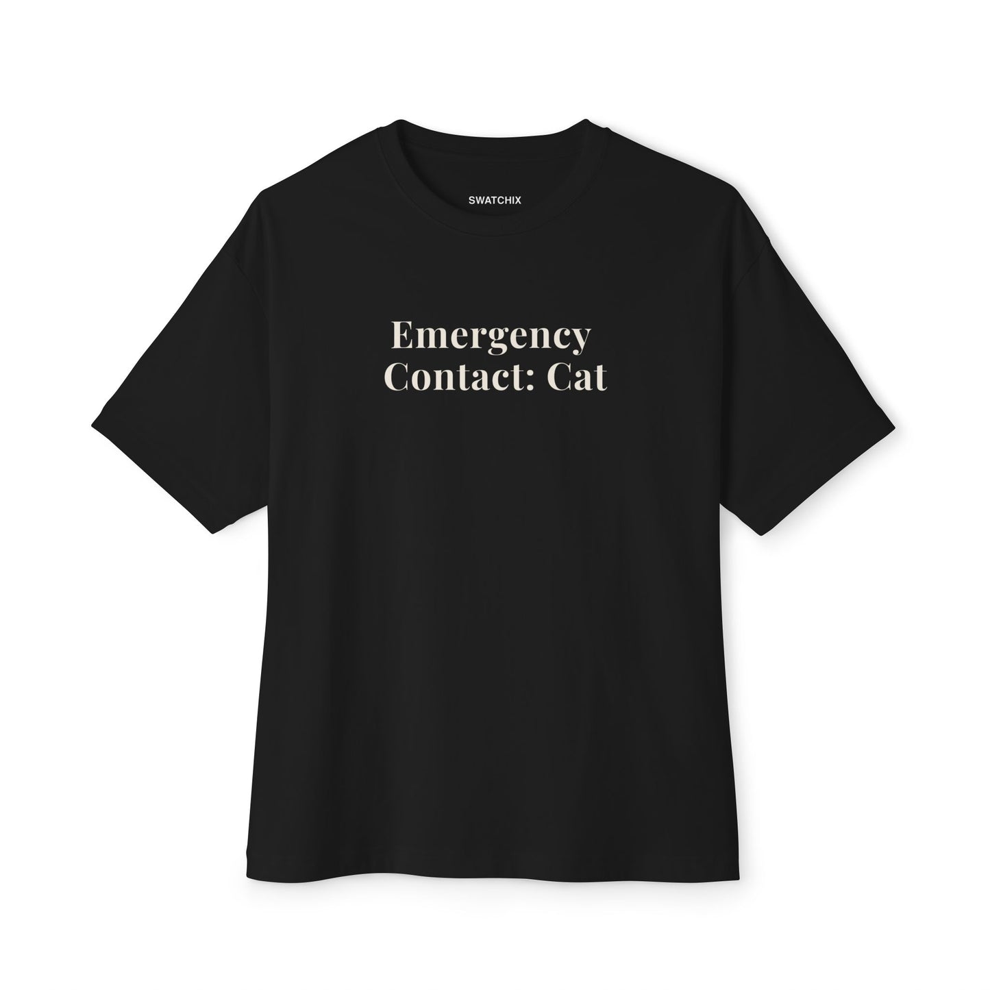 Emergency Contact Oversized Tee