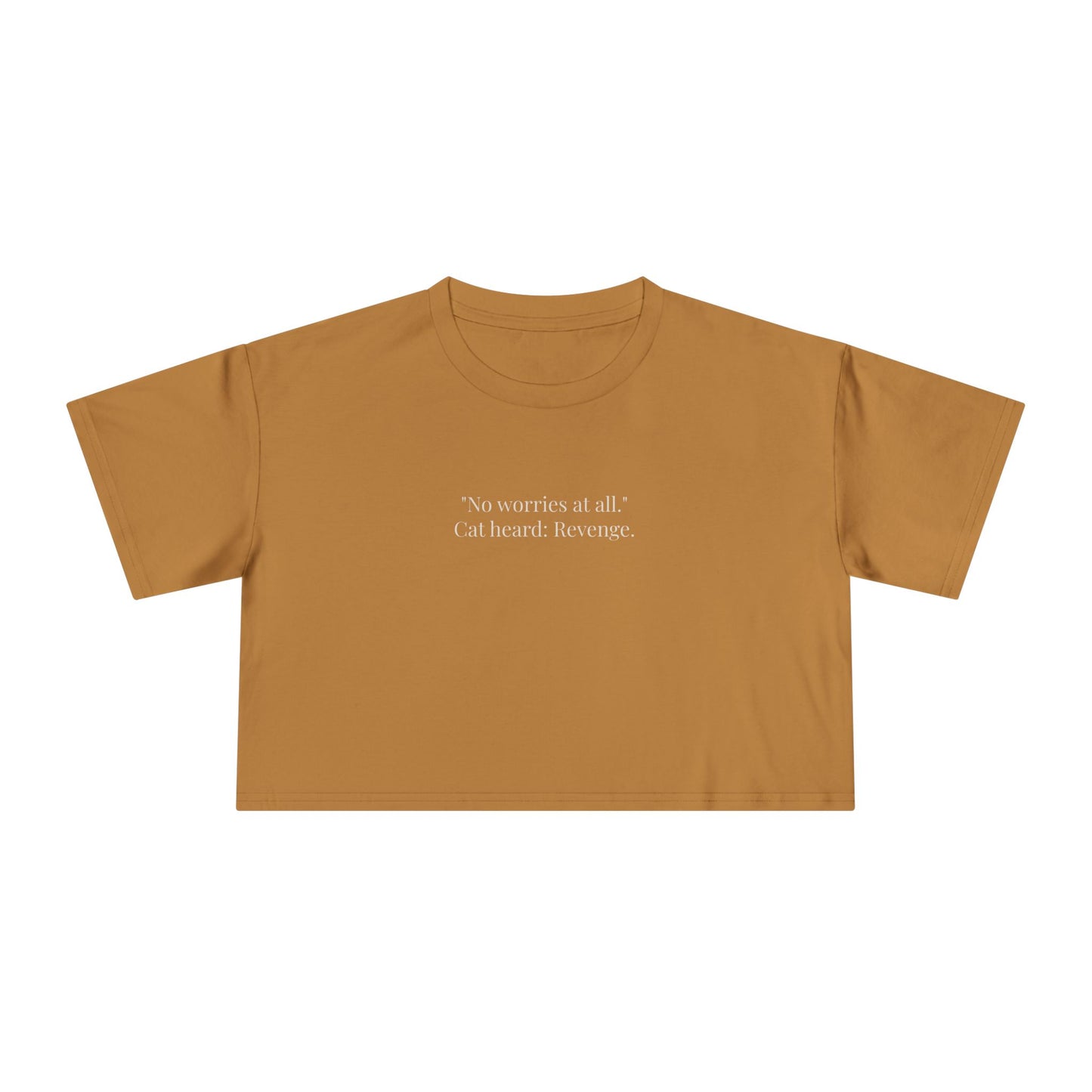 No Worries Cropped Tee
