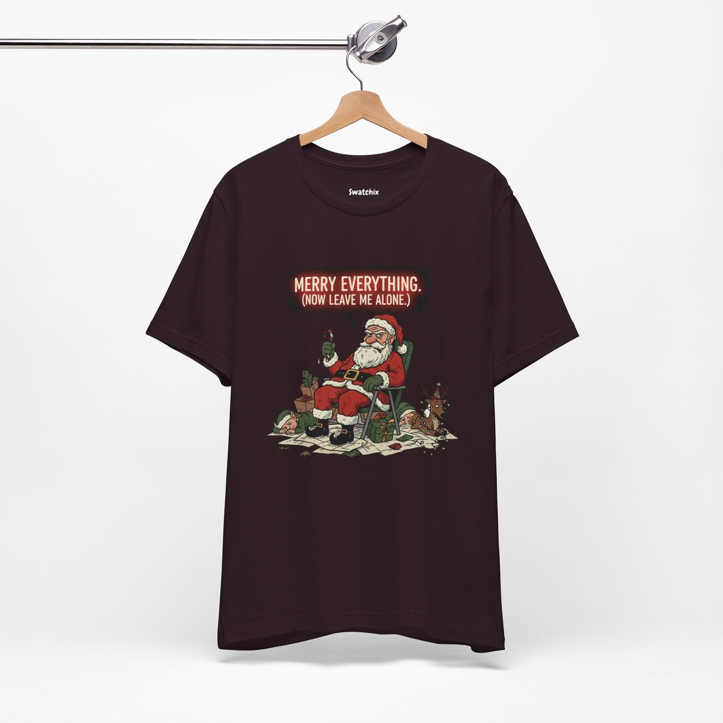 Grumpy Santa Unisex Crewneck Tee