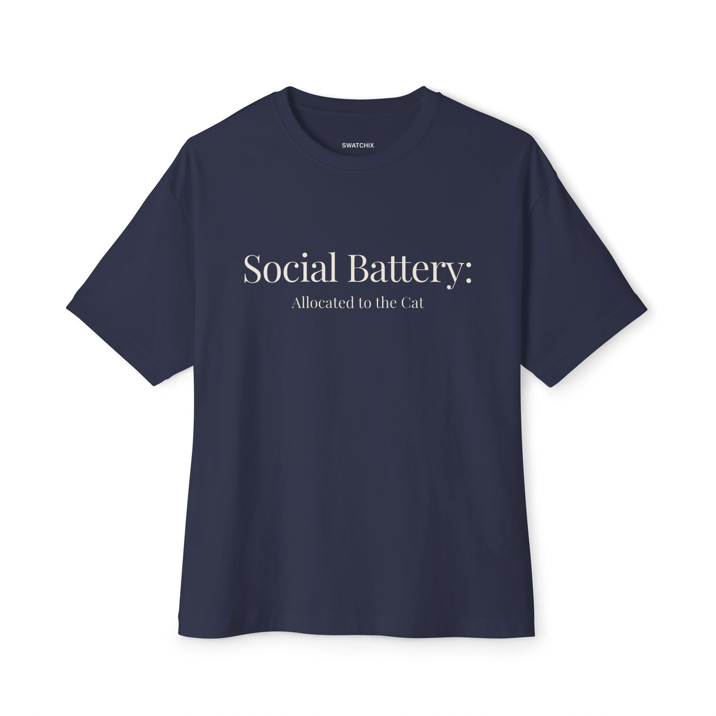 Social Battery Oversized Tee