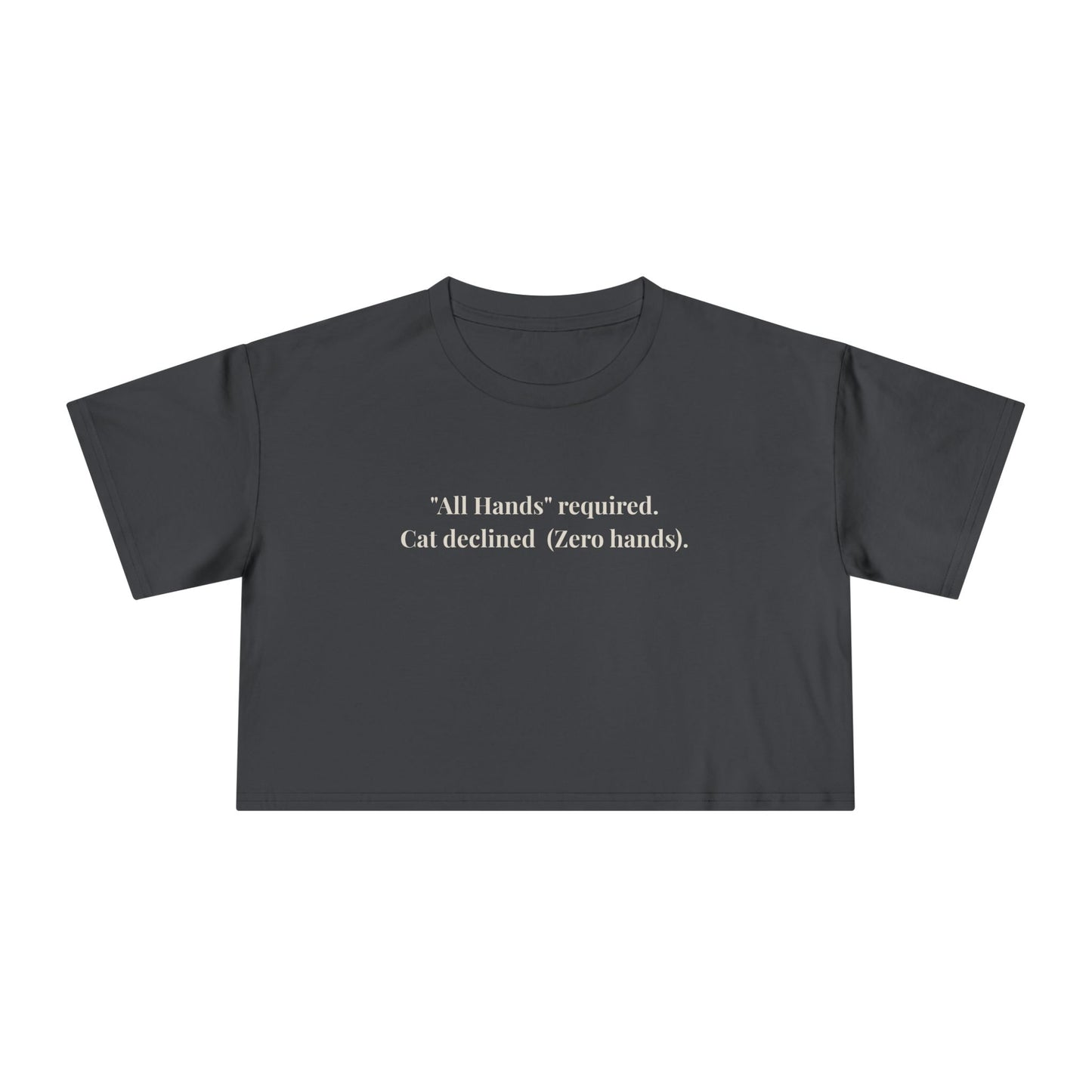 All Hands Cropped Tee