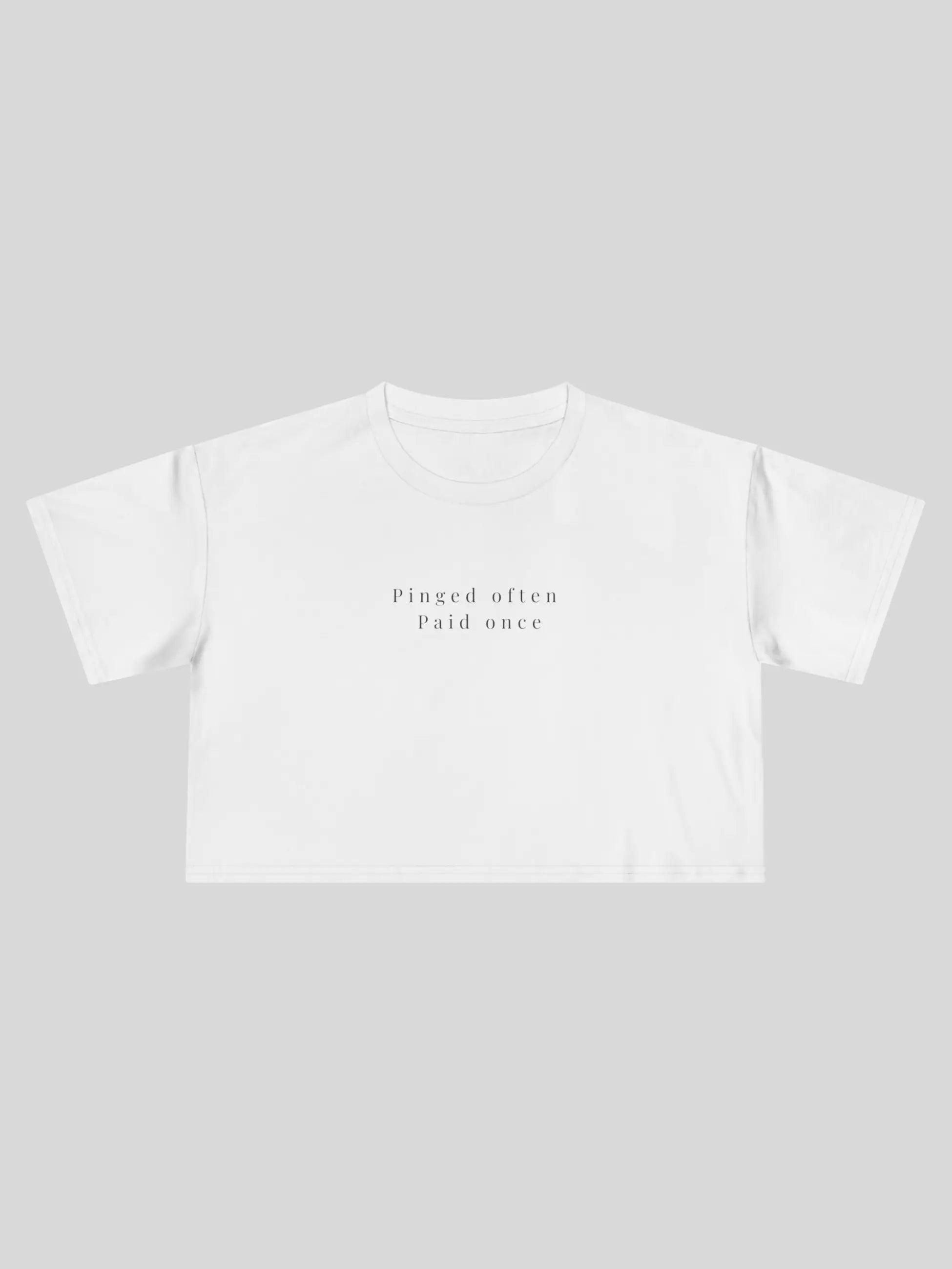 Pinged Often Cropped Tee