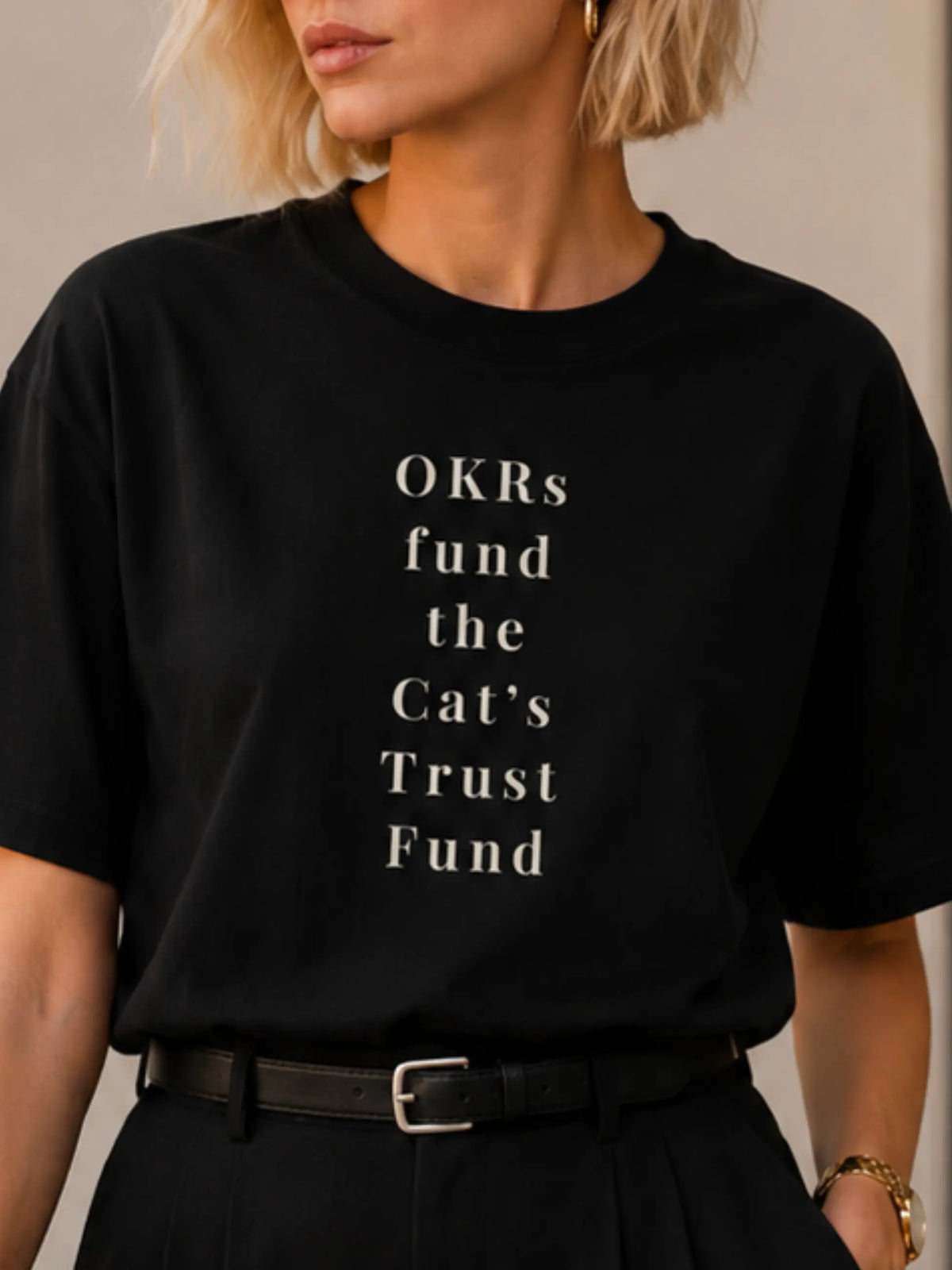 OKRs Fund Crewneck Tee