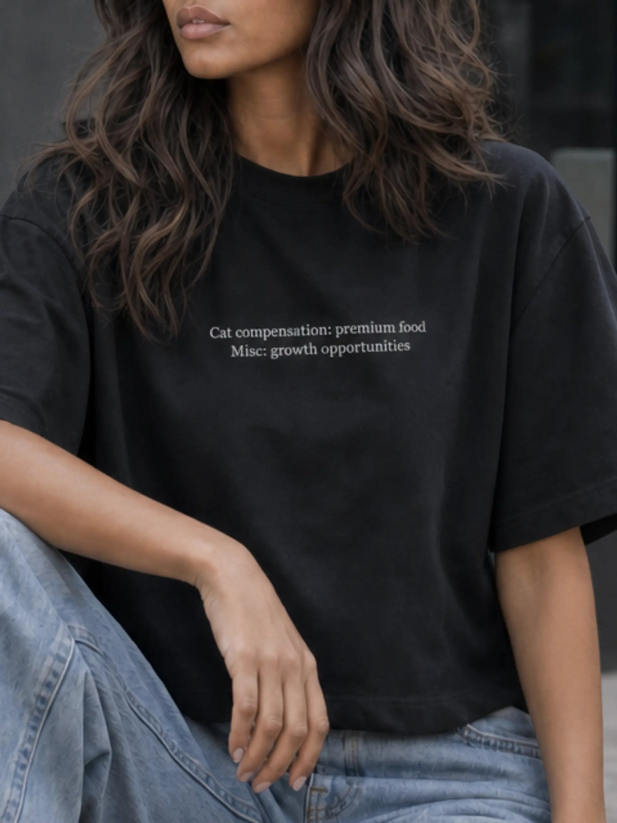 Compensation Cropped Tee