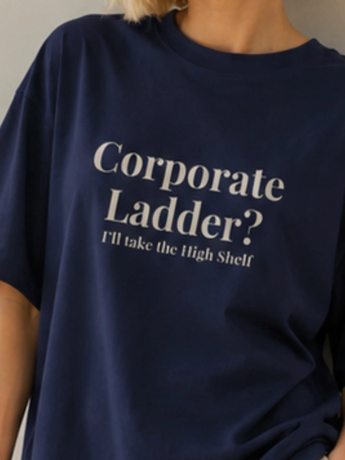 Corporate Ladder Oversized Tee