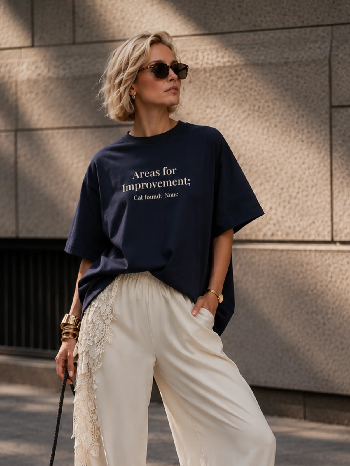 Areas for Improvement Oversized Tee