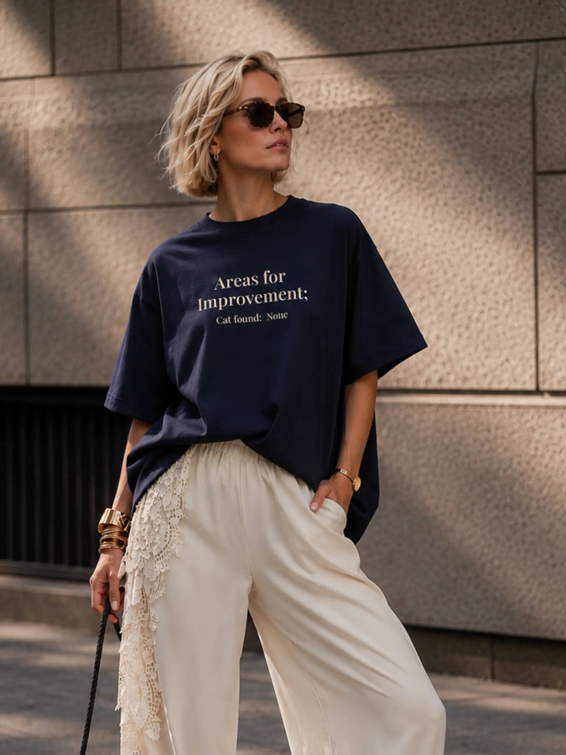 Areas for Improvement Oversized Tee