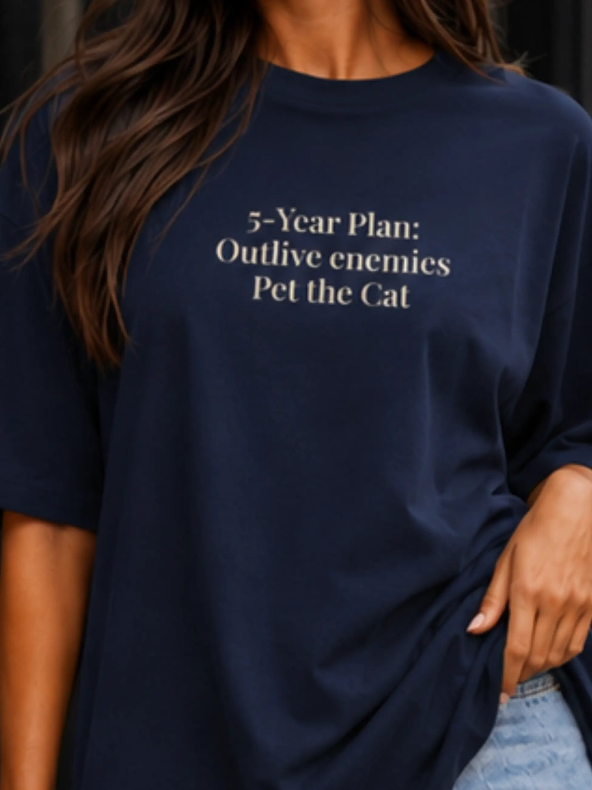 5 Year Plan Oversized Tee
