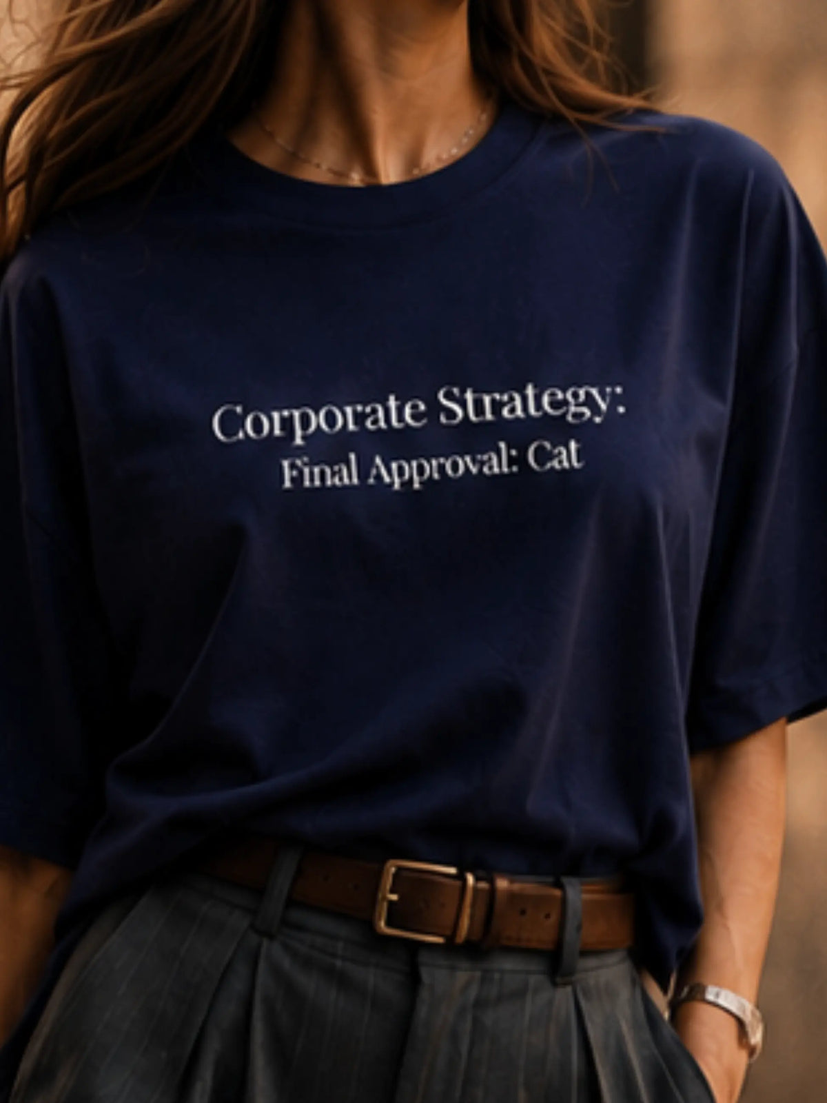 Corporate Strategy Oversized Tee