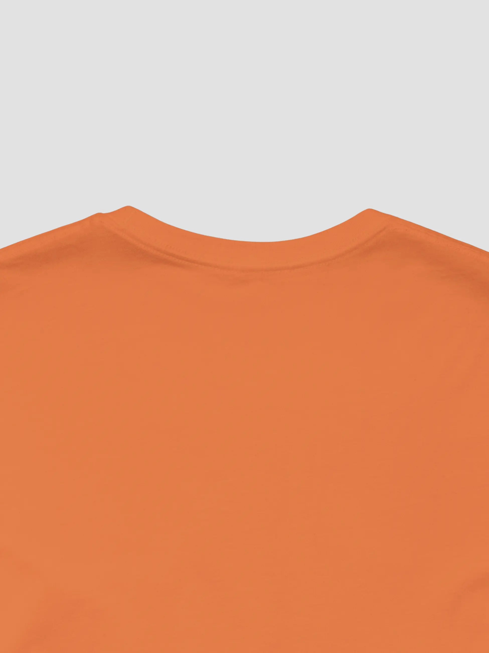 Crewneck Tee In Burnt Orange