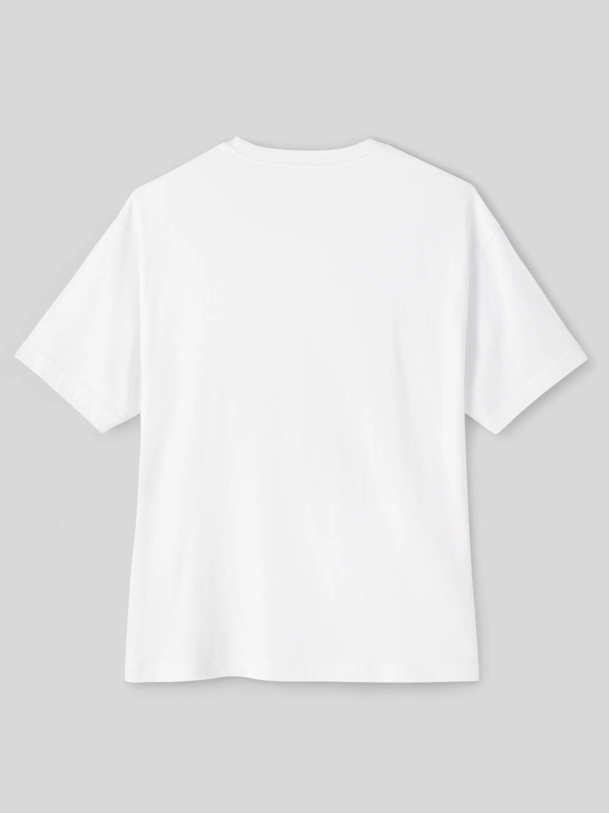 Oversized Tee In White