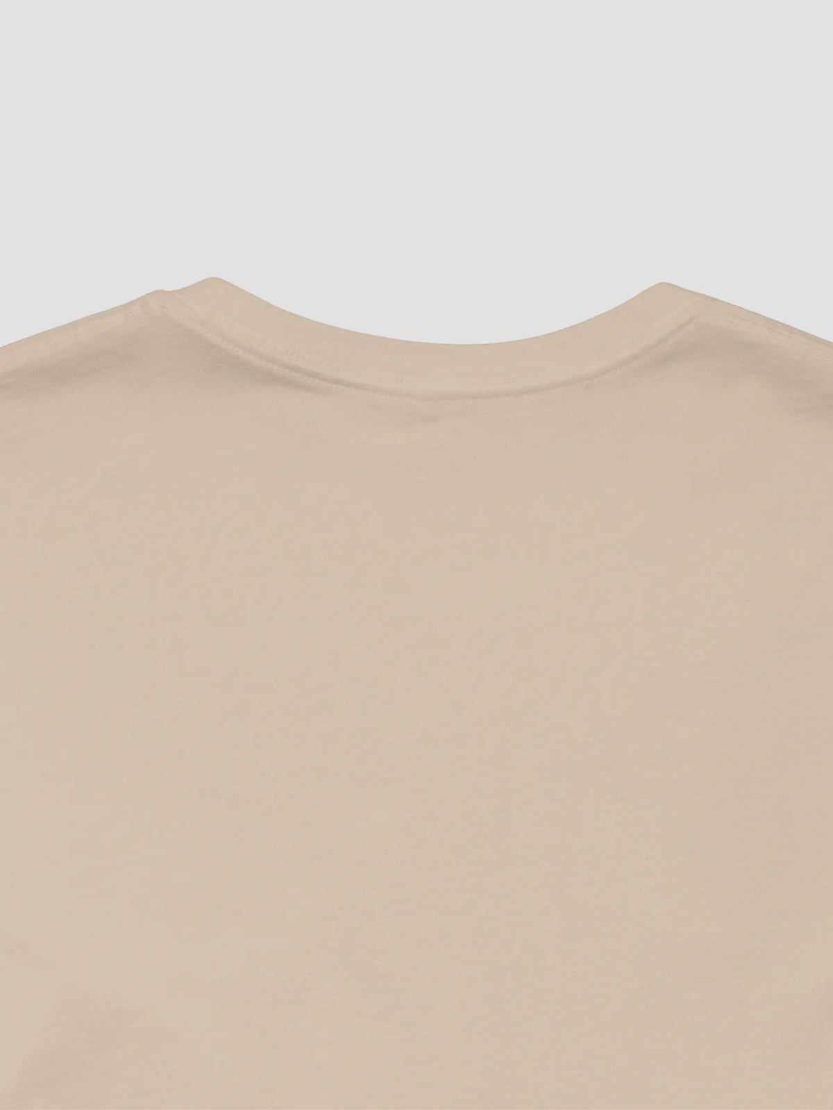 Crewneck Tee In Tan