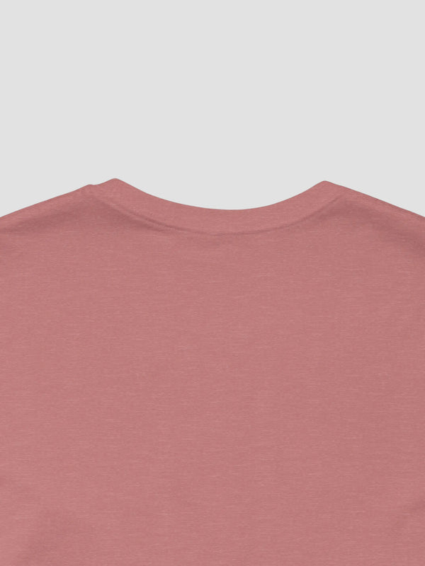 Crewneck Tee In Heather Mauve
